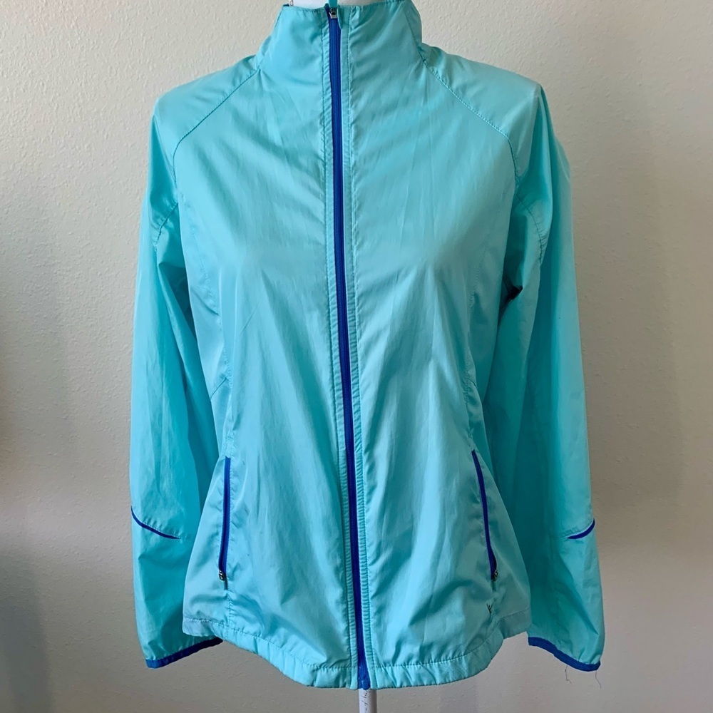 Danskin now women’s blue  long sleeve jacket size  M